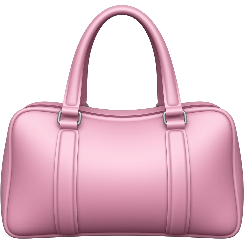 light pink gym tote bag emoji