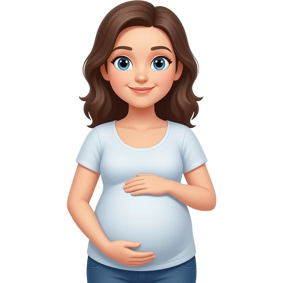 Mujer embarazada emoji