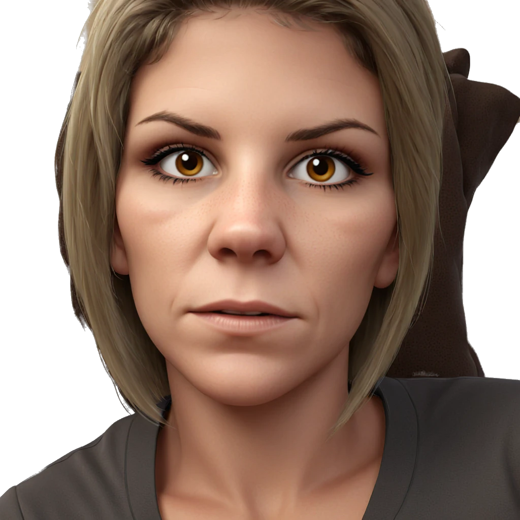 realistic portrait of girl emoji