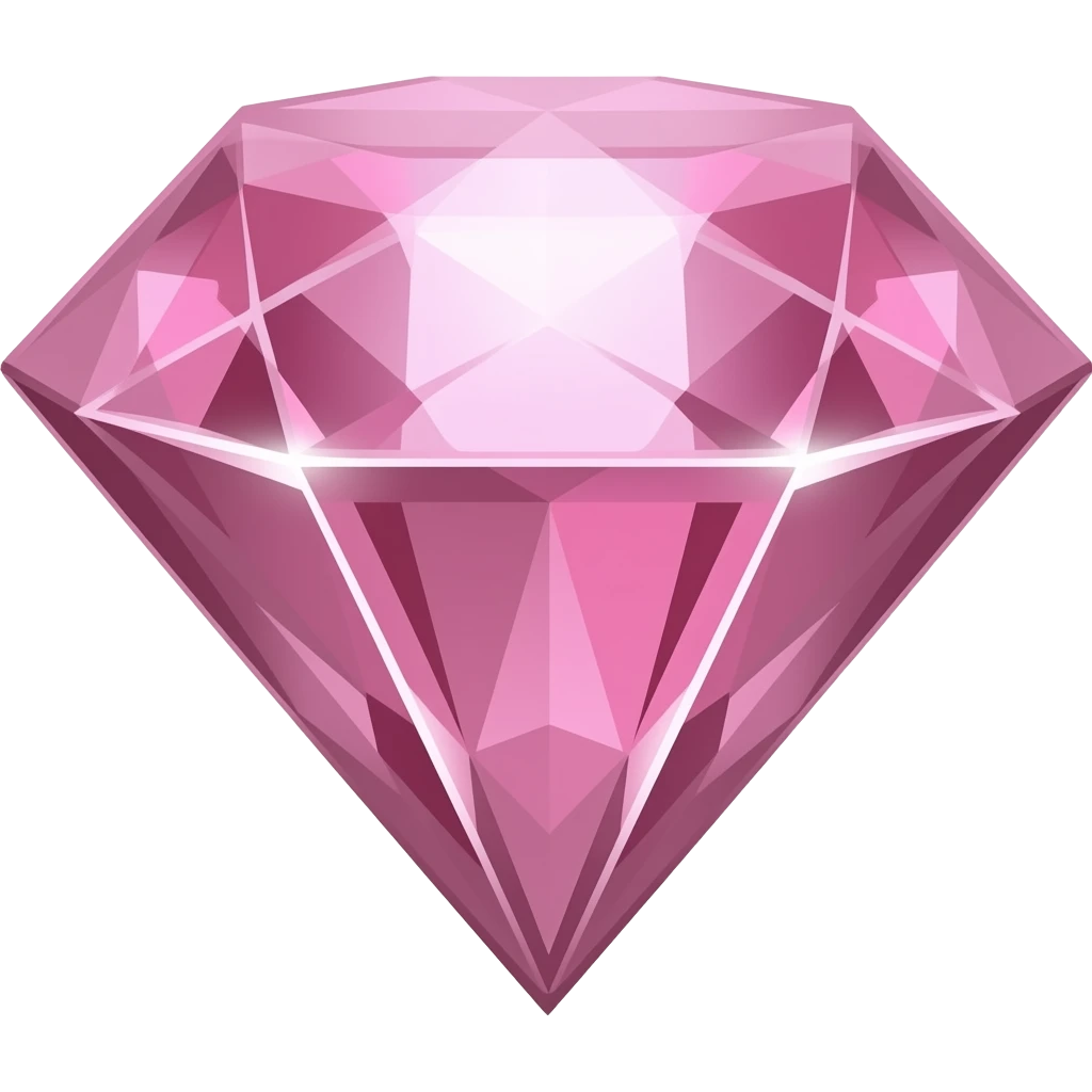 Tiny pink diamond emoji