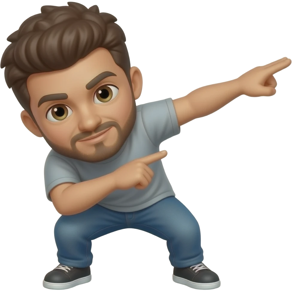 Look at my dab emoji close up emoji