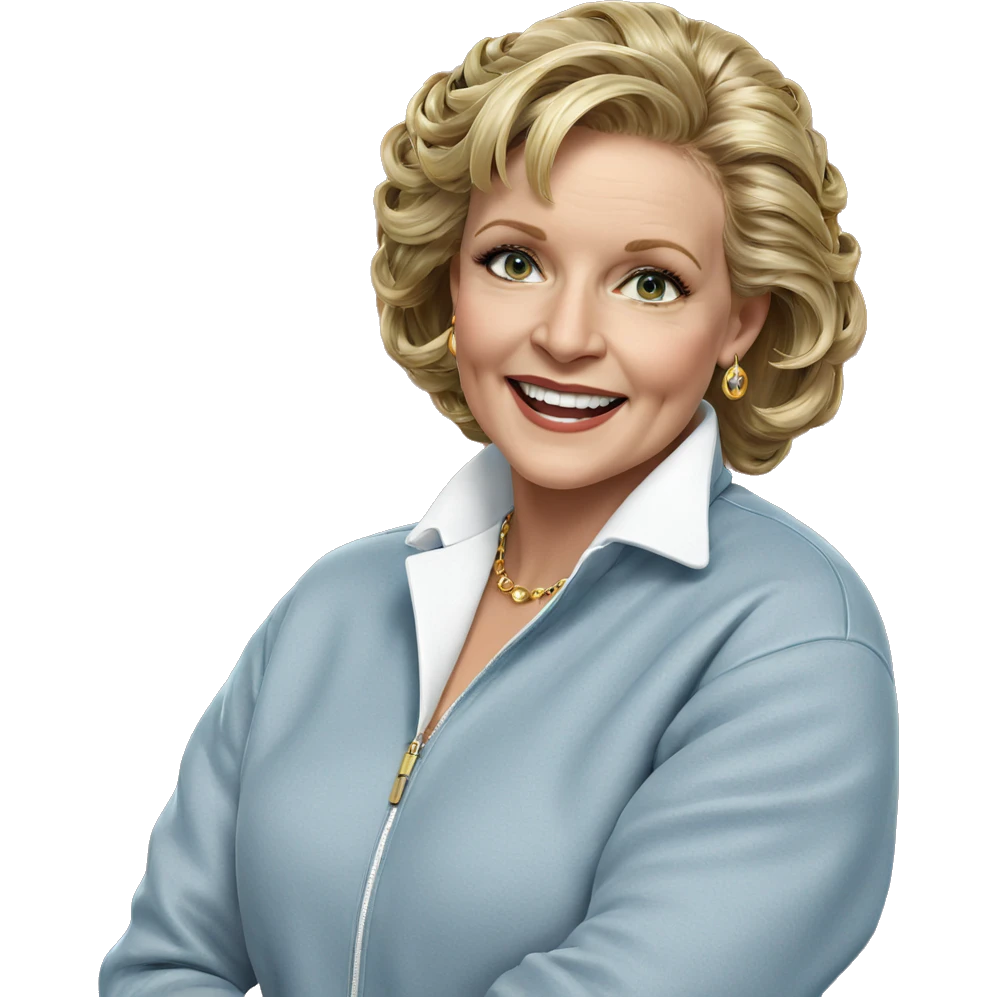 smiling blonde girl with jewelry emoji