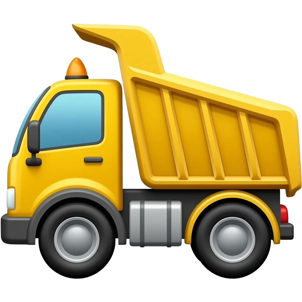 Dump truck emoji