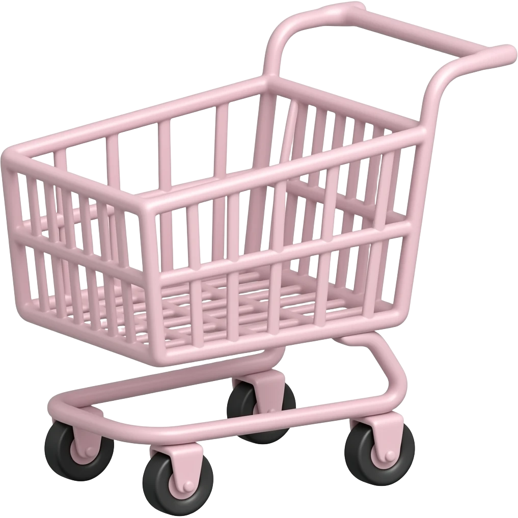 Haz otra vez el carrito de compras rosado, como el primero que me diste emoji