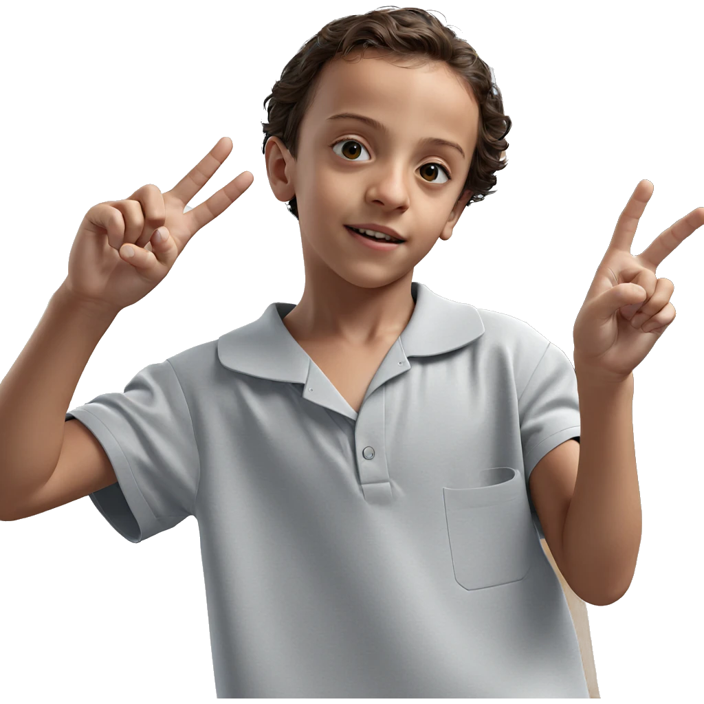 realistic portrait of a boy emoji