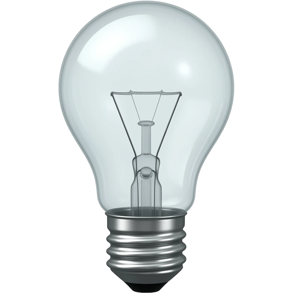 Make the bulb clear emoji