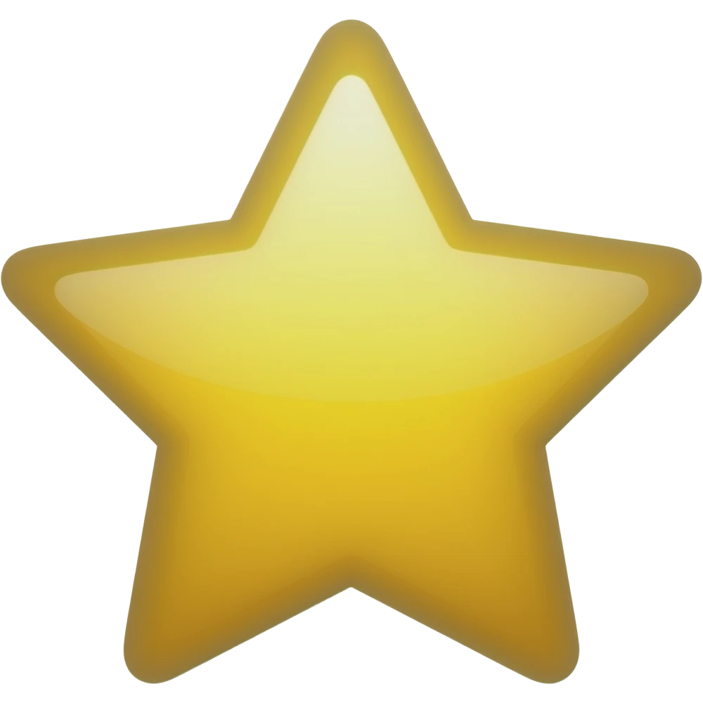 It looks like a soft, four-pointed star. emoji