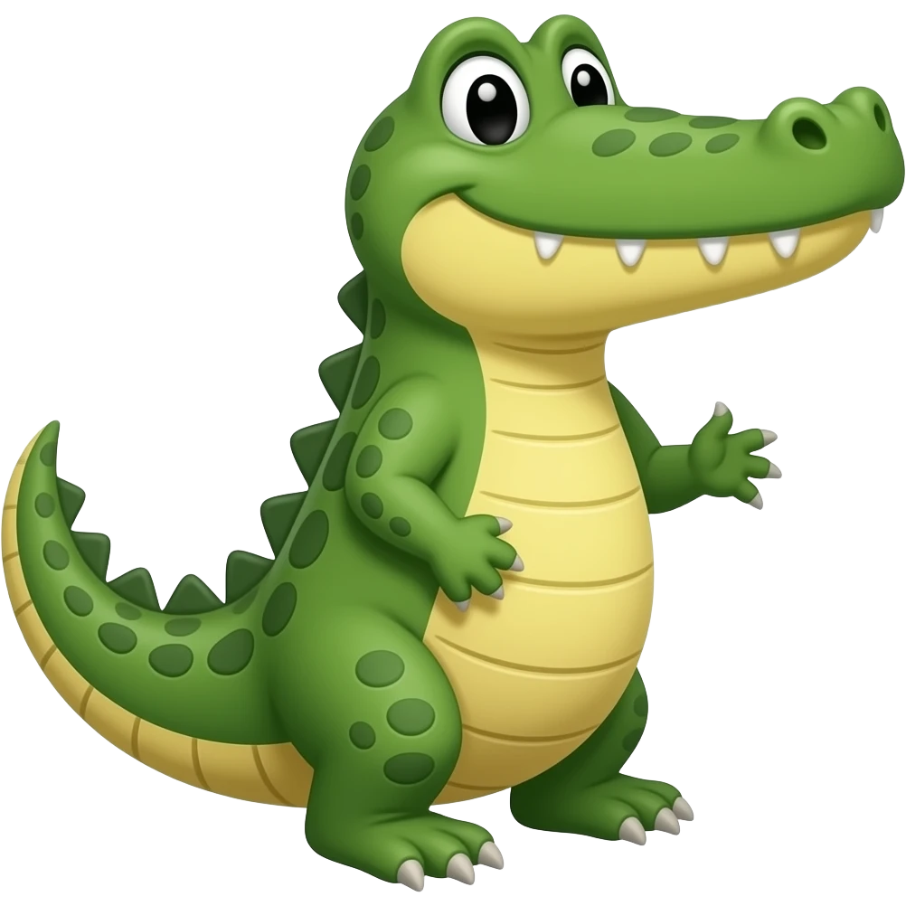 Cartoon  Alligator emoji