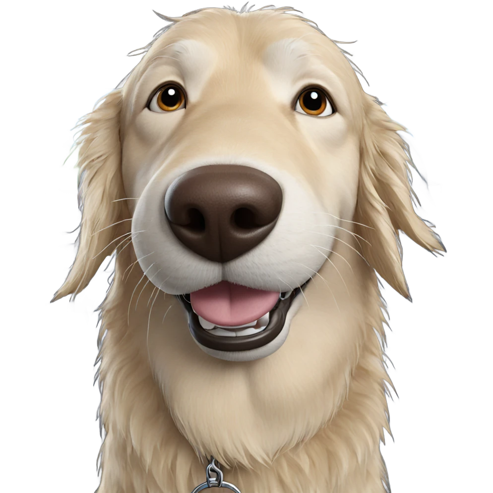 realistic dog in car interior emoji