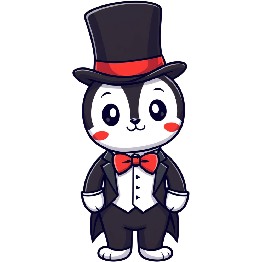 Black sprunki 🖤🎩🤵🏿‍♂️ emoji