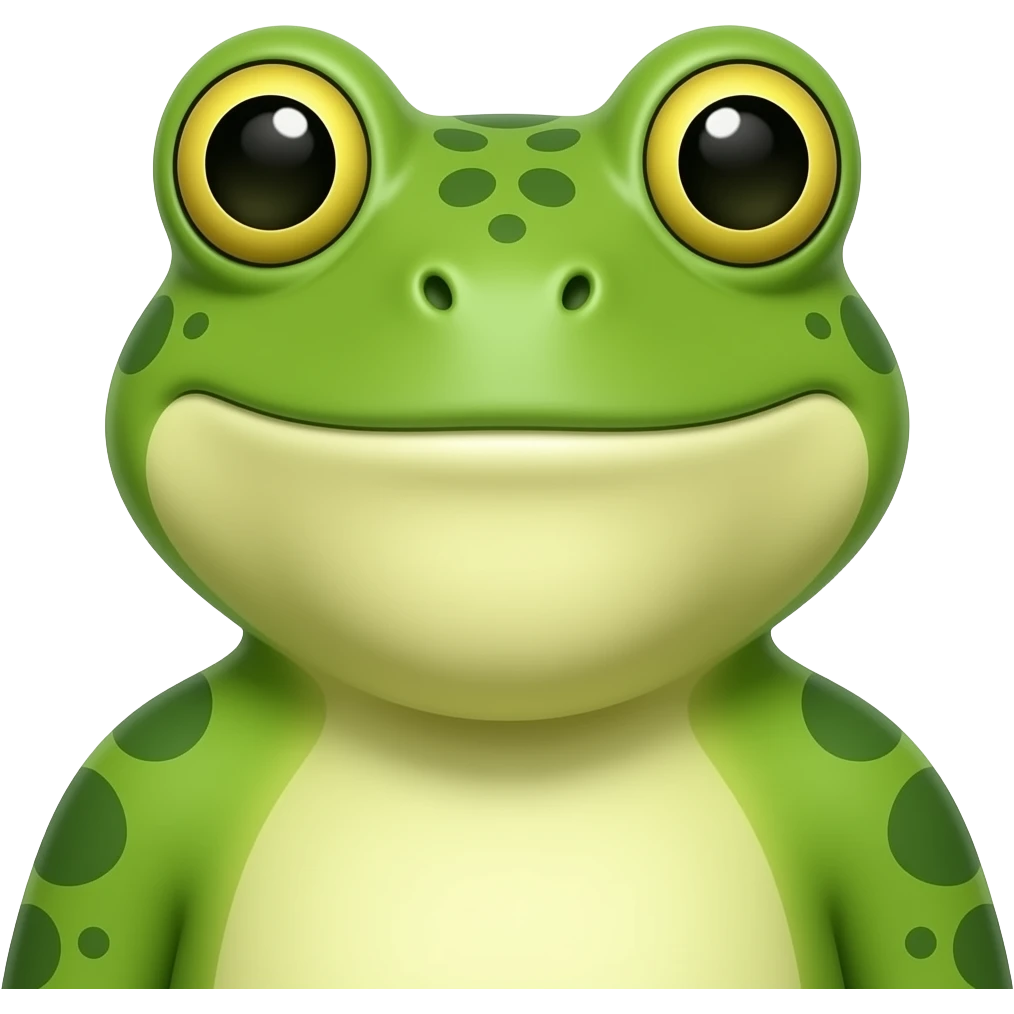 human in a frogs body emoji