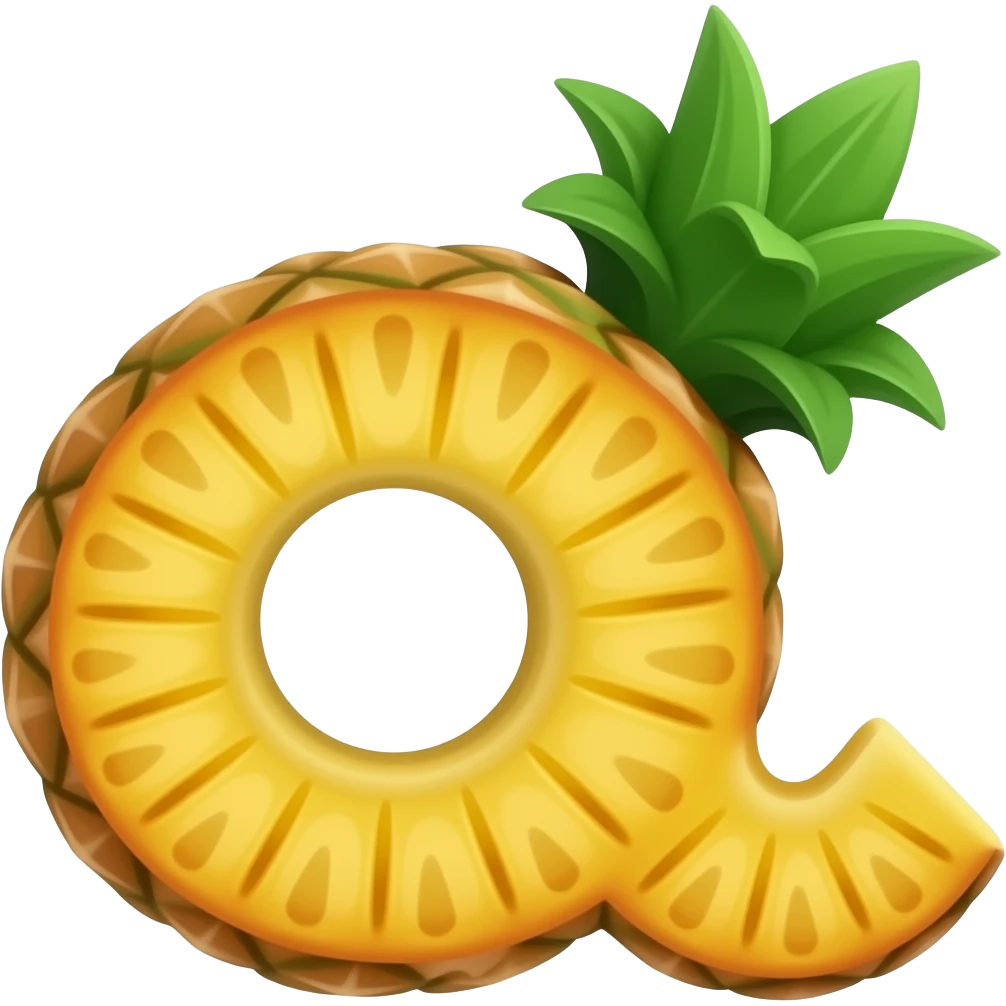 B pineapple shape" emoji