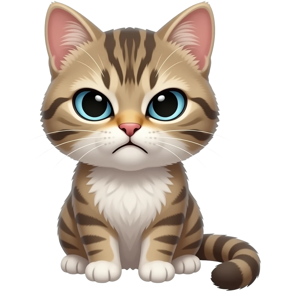 an angry kitten emoji