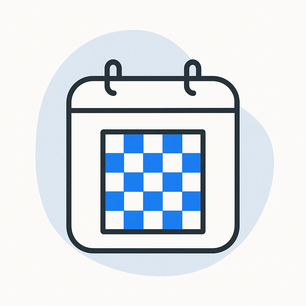 chess calendar emoji