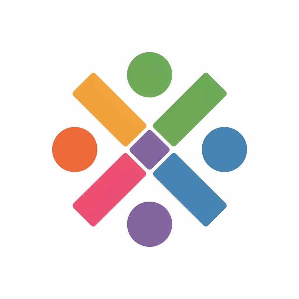 make a colorful logo of "Ideogram" emoji