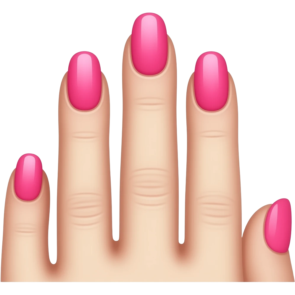 pink nails emoji