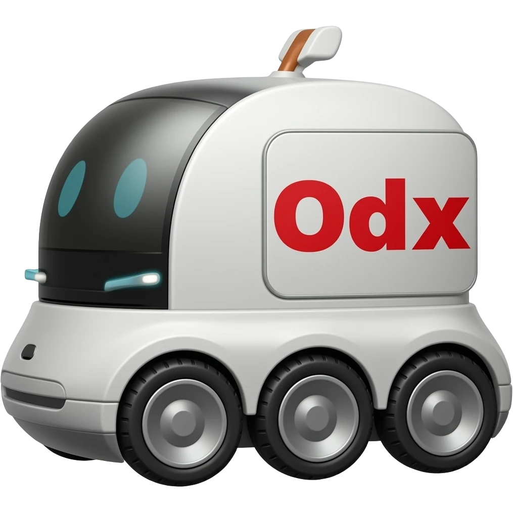 Delivery robot emoji