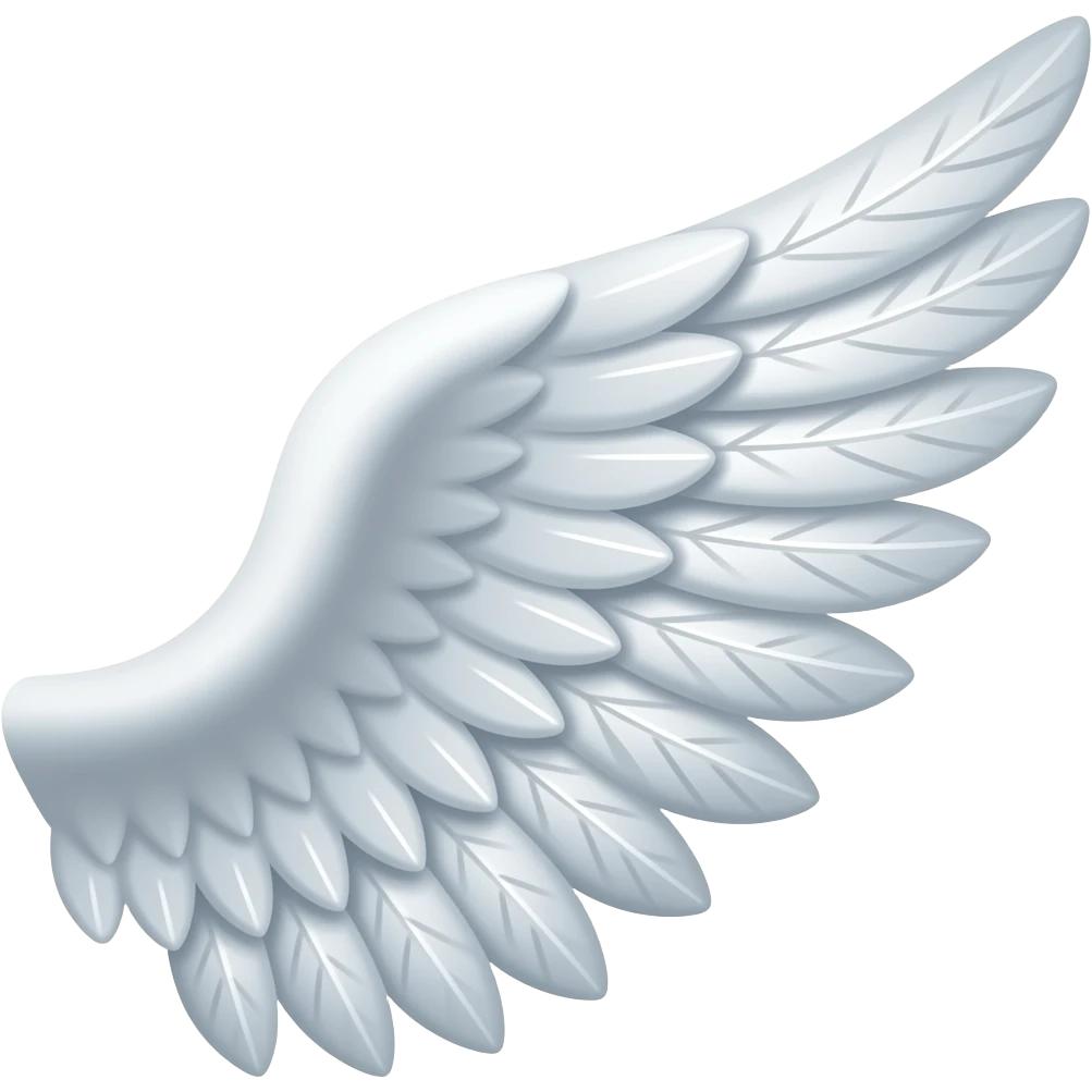 Aile droite d’un ange emoji