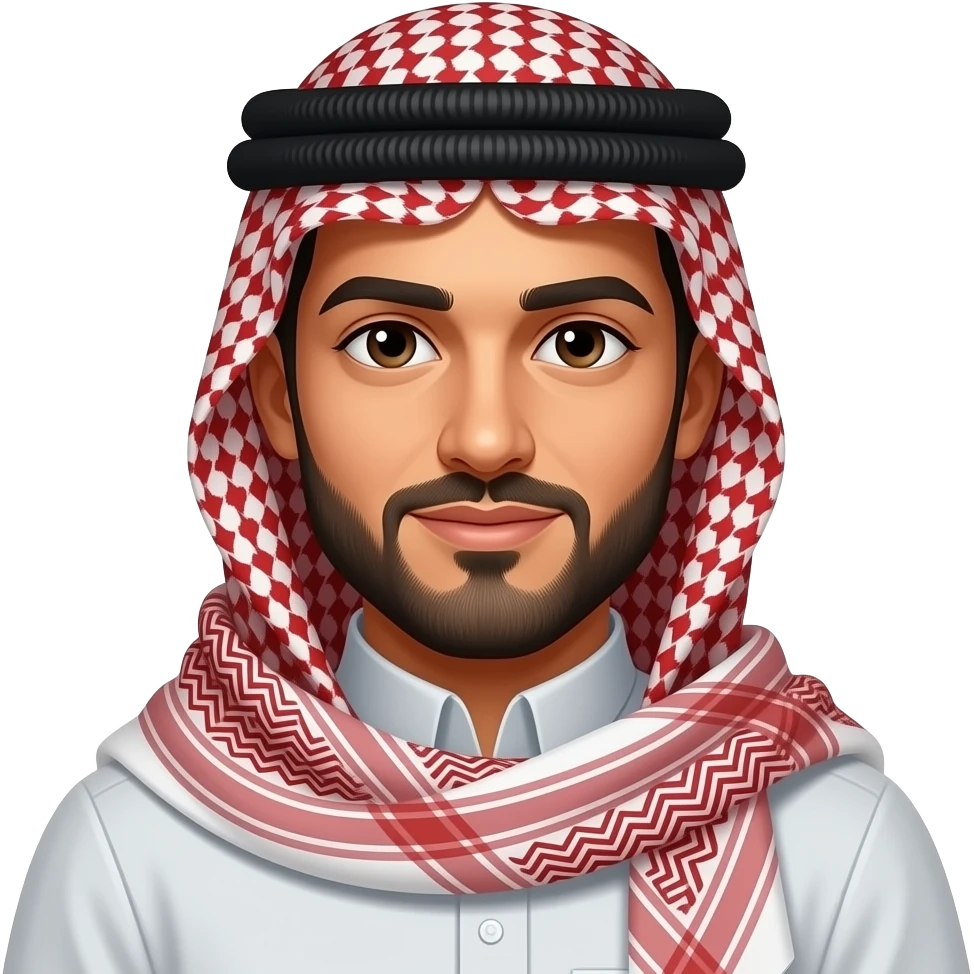 رجل عربي لابس عكال عراقي emoji