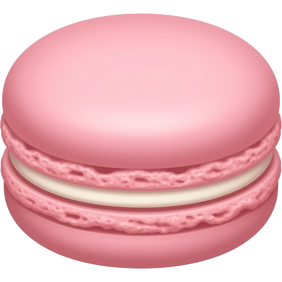 Macaron rose pastel emoji