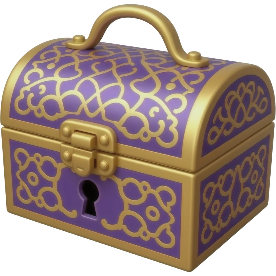 purple porcelain box emoji