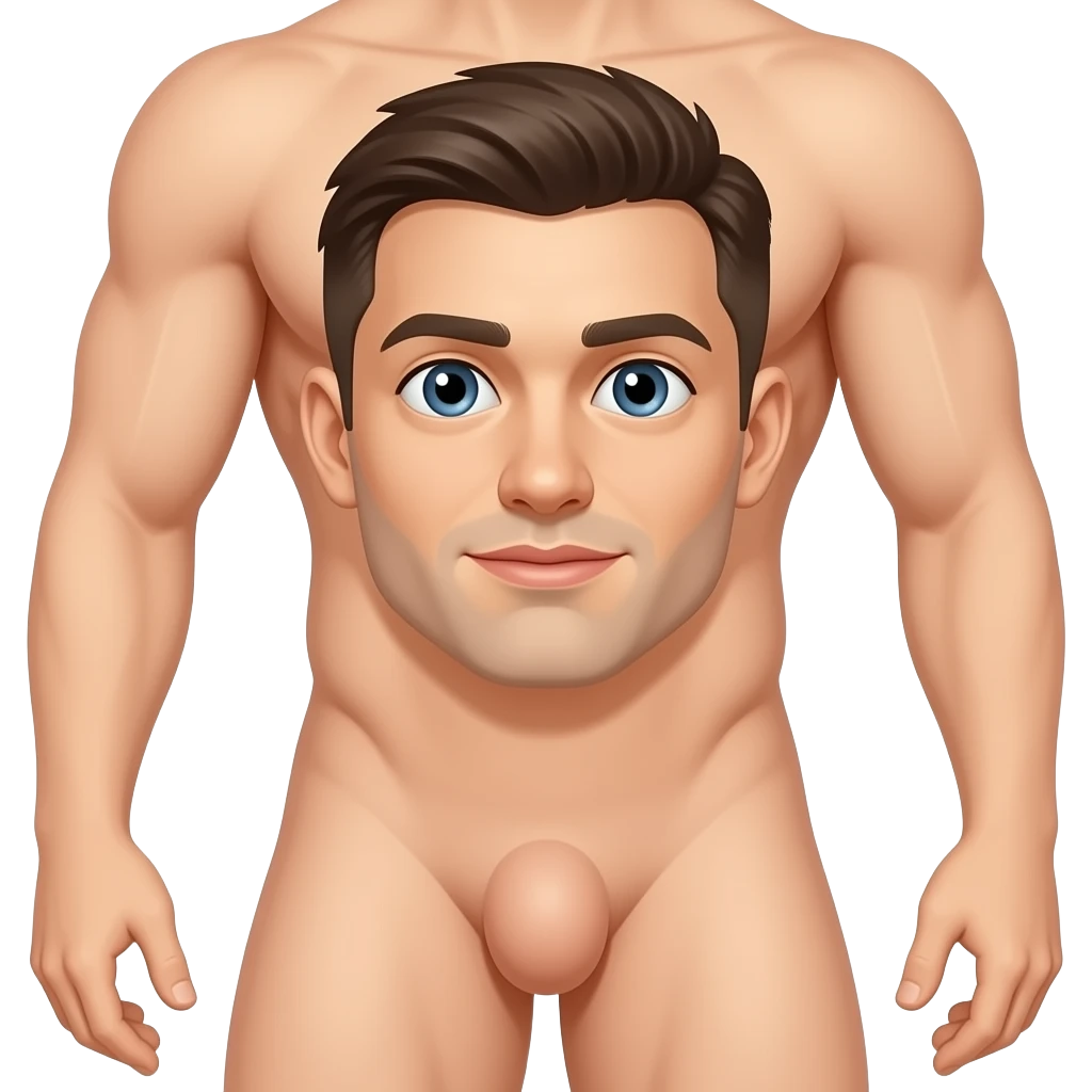 Naked man (penis showing emoji