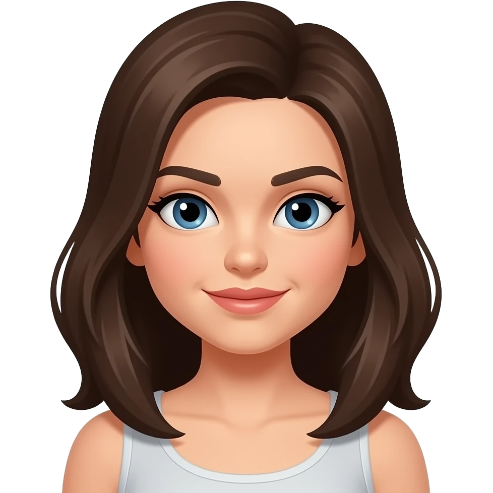 A powerful girl emoji