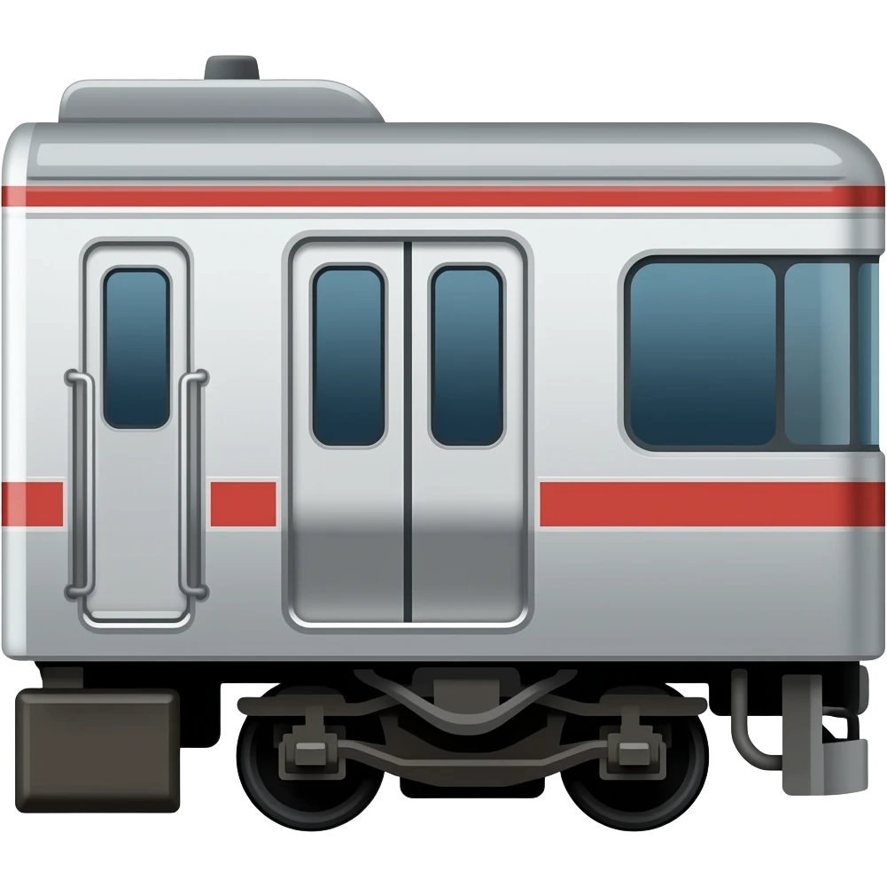 Japanese train side emoji