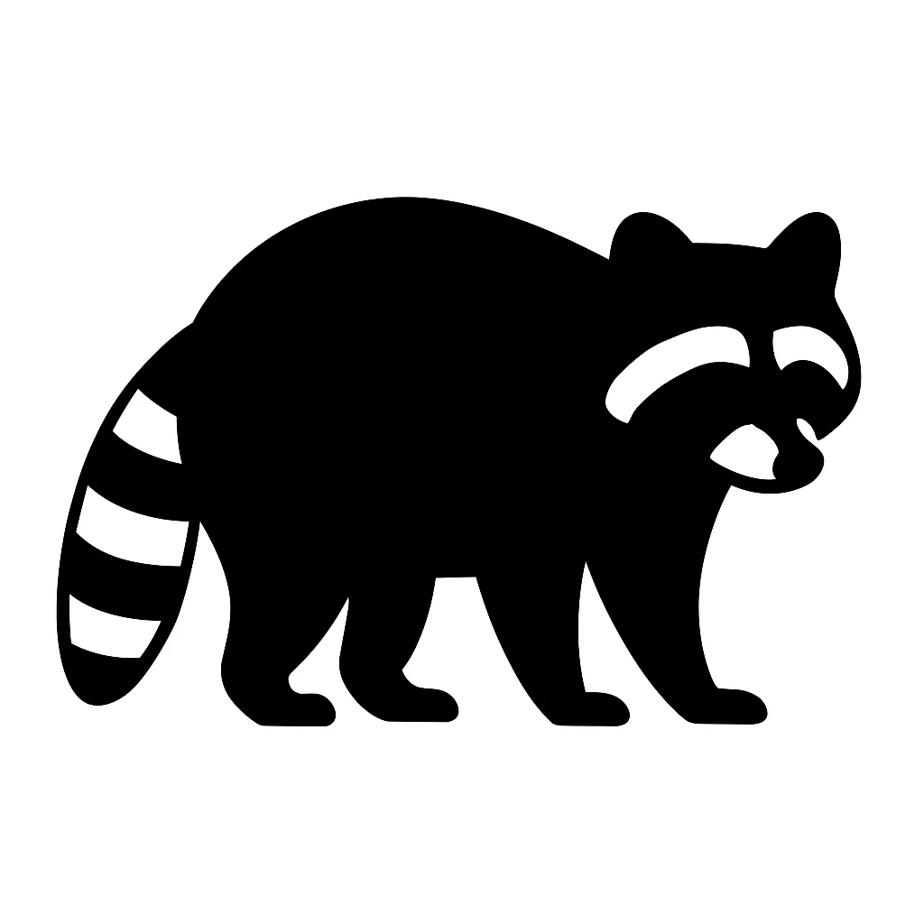 Raccoon emoji