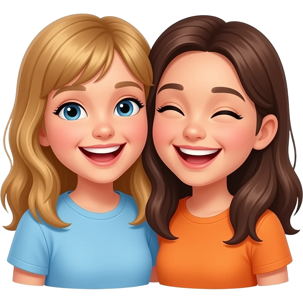 13 year old  girls best friends emoji