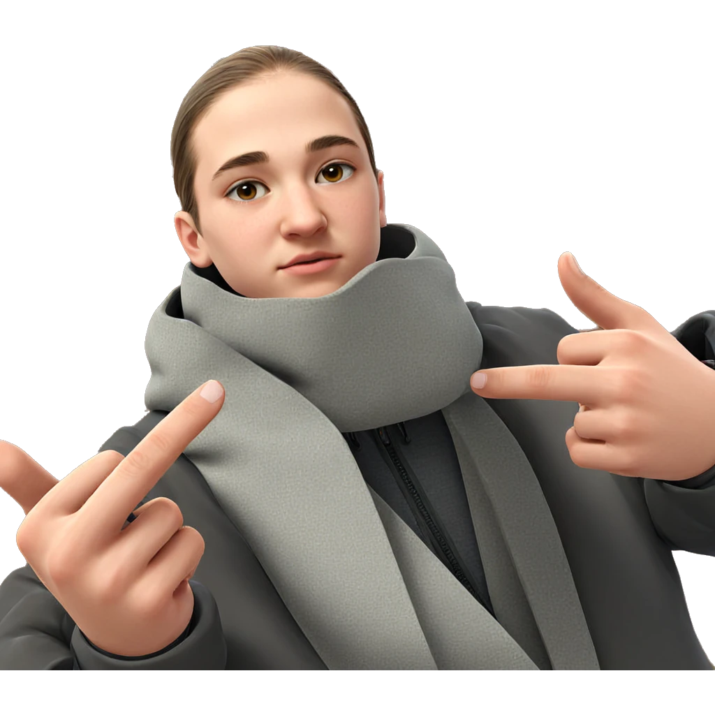 boy in jacket by wall emoji