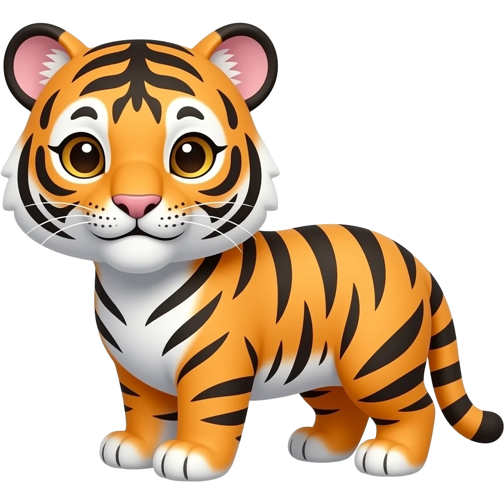 Cute tiger emoji