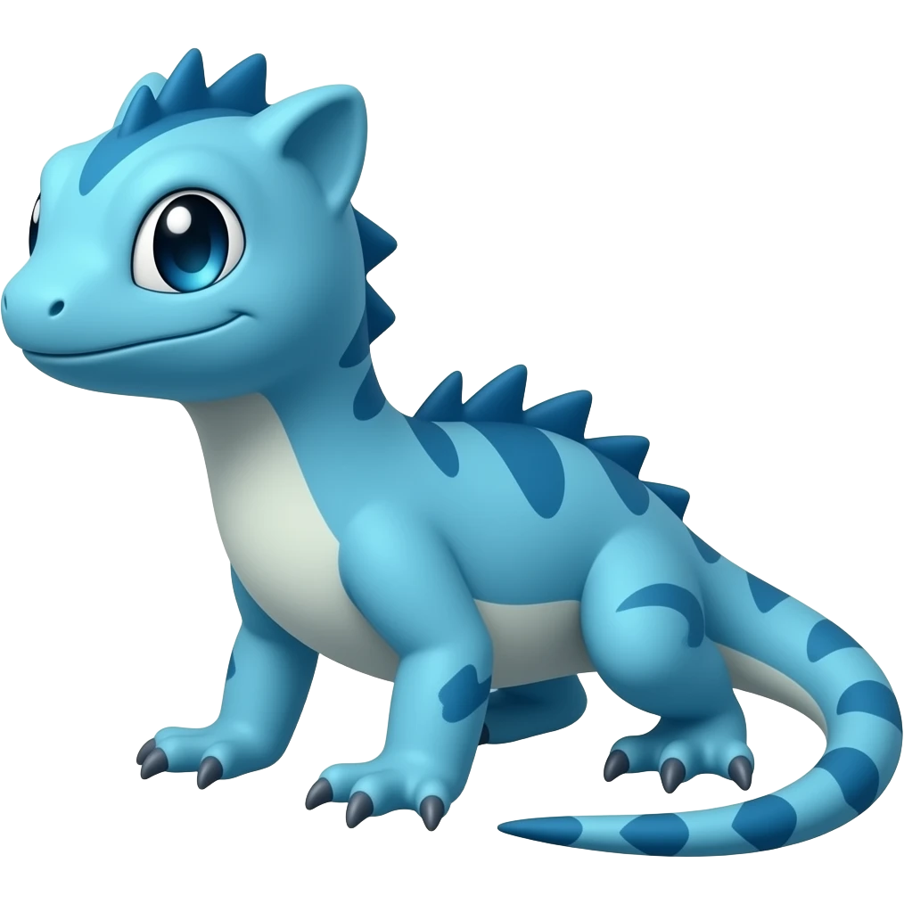 blue lizard fakemon emoji