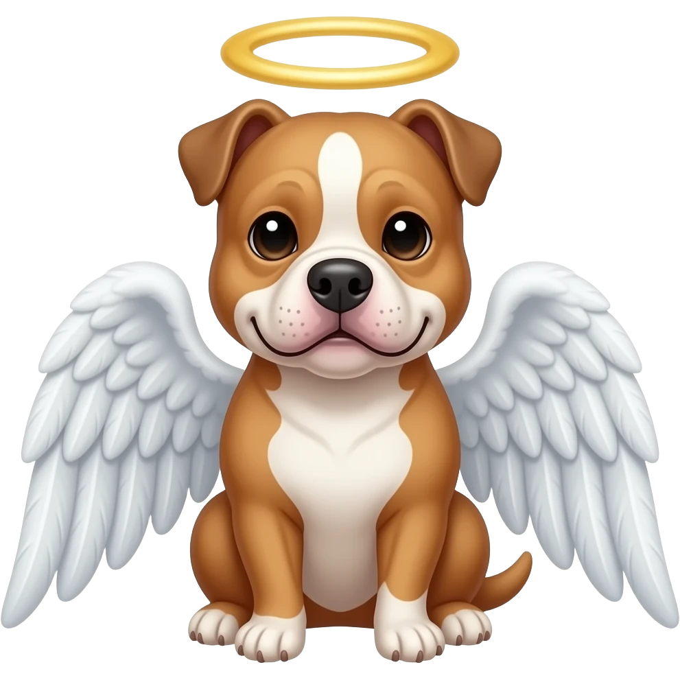 pitbull angel emoji