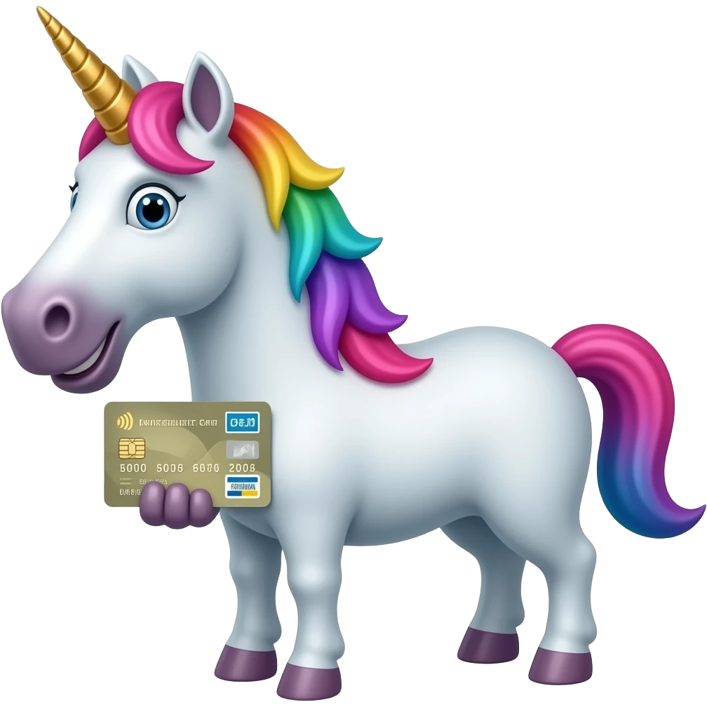 payment unicorn emoji