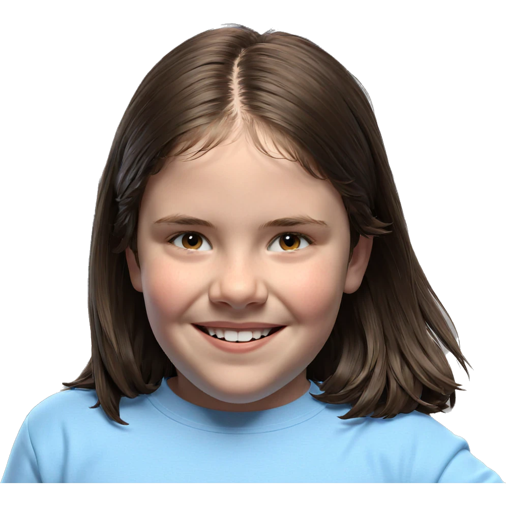 smiling boy with brown hair emoji