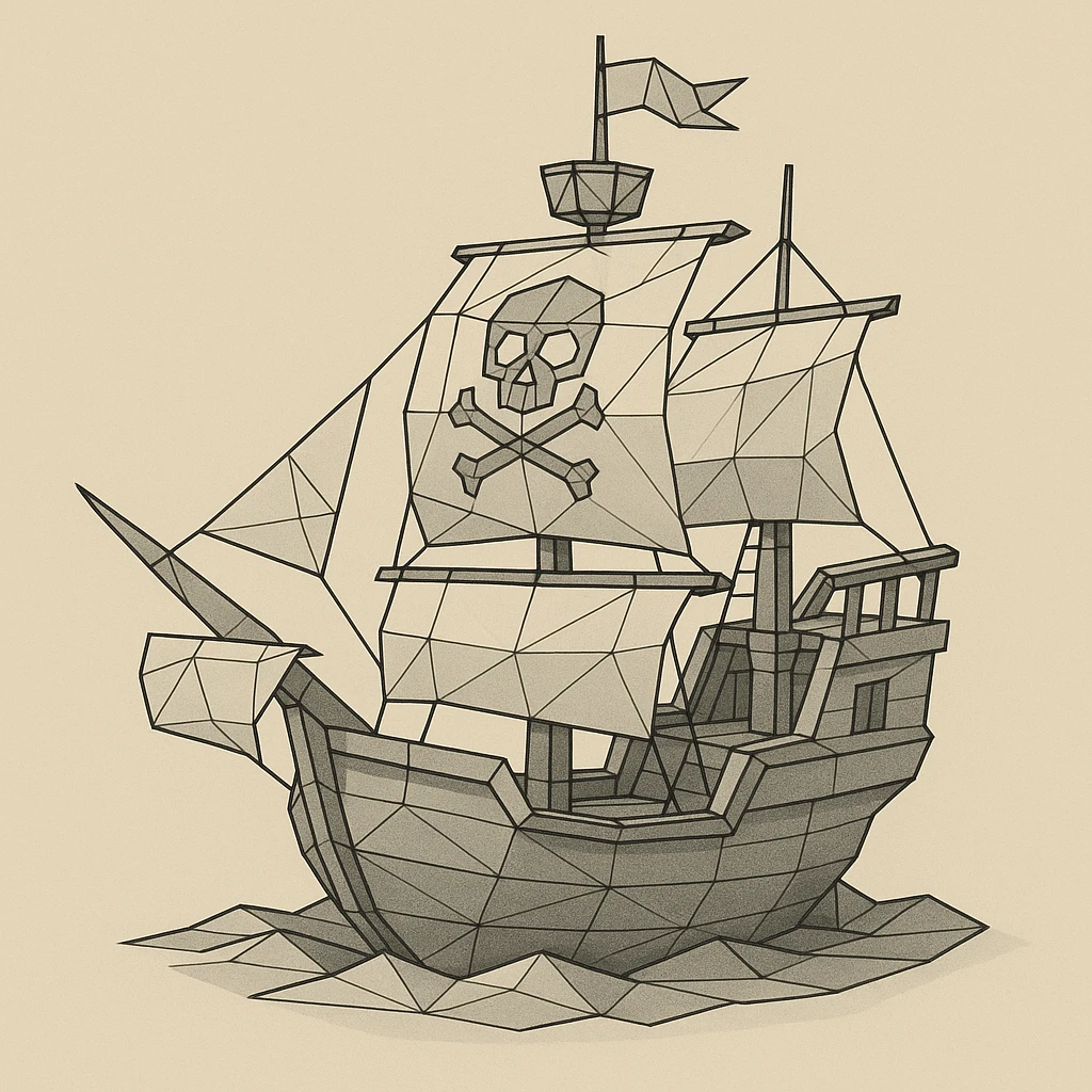 pirate ship emoji
