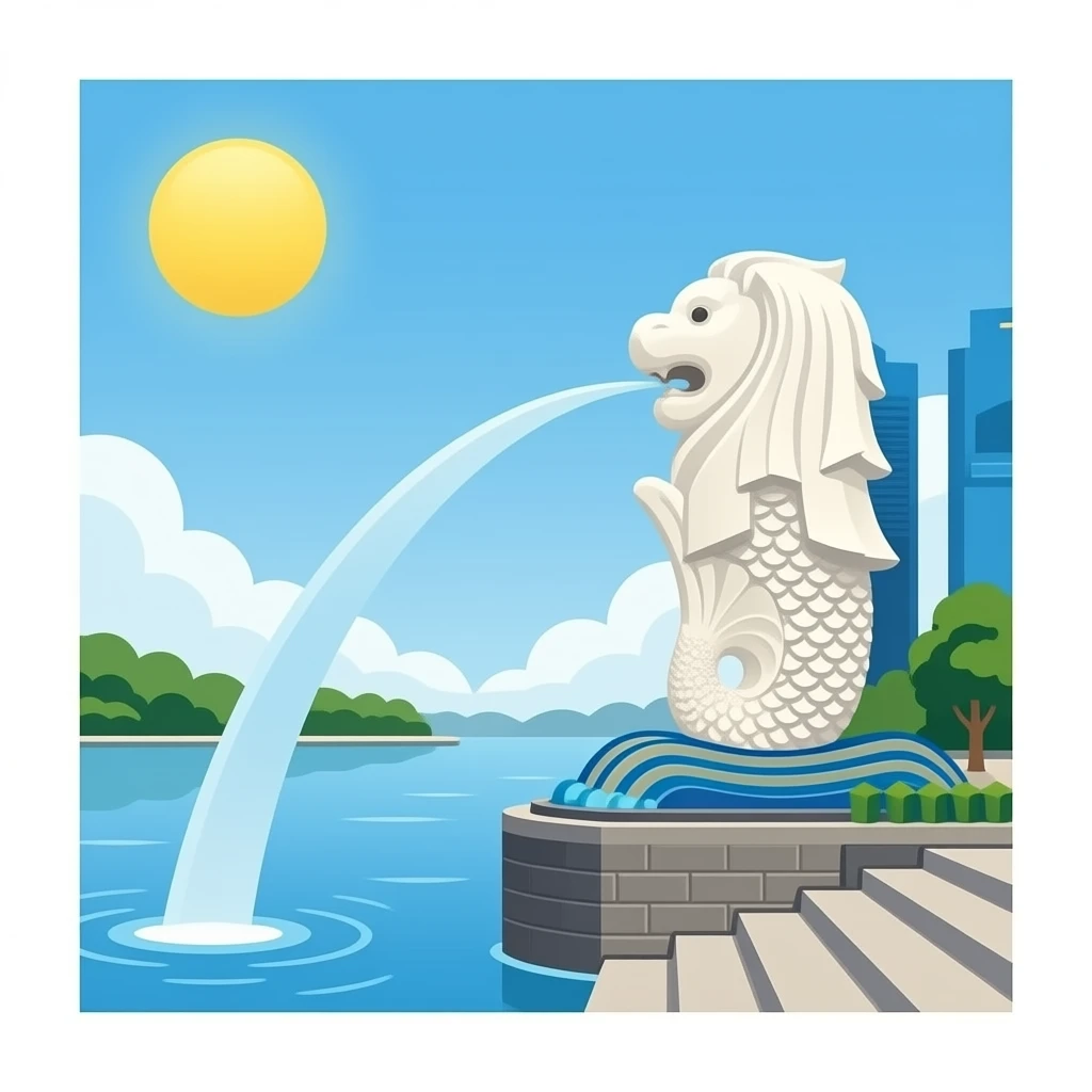 Merlion Singapore emoji