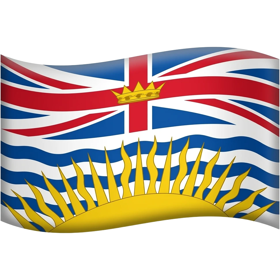 flag of british columbia emoji