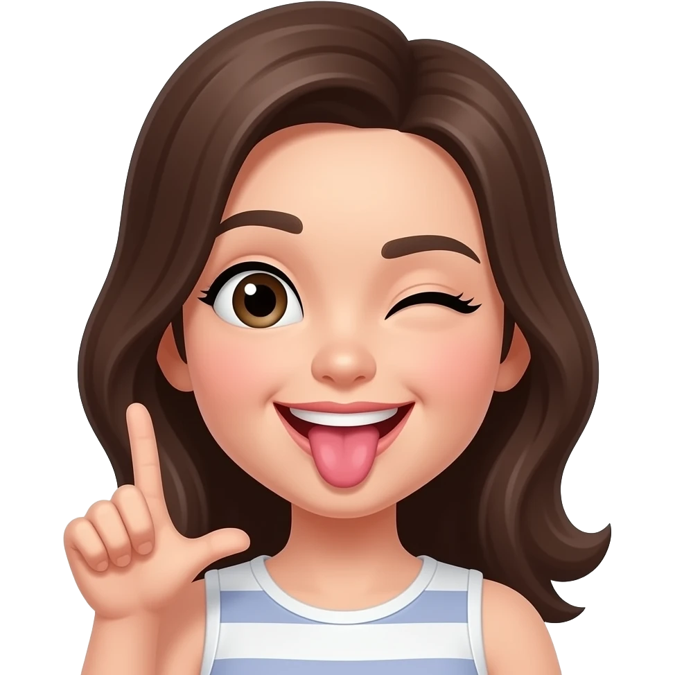 Call sign with 🤙🏻 fingers use the same emoji i game for a girl on a tongue out with wink emoji face emoji