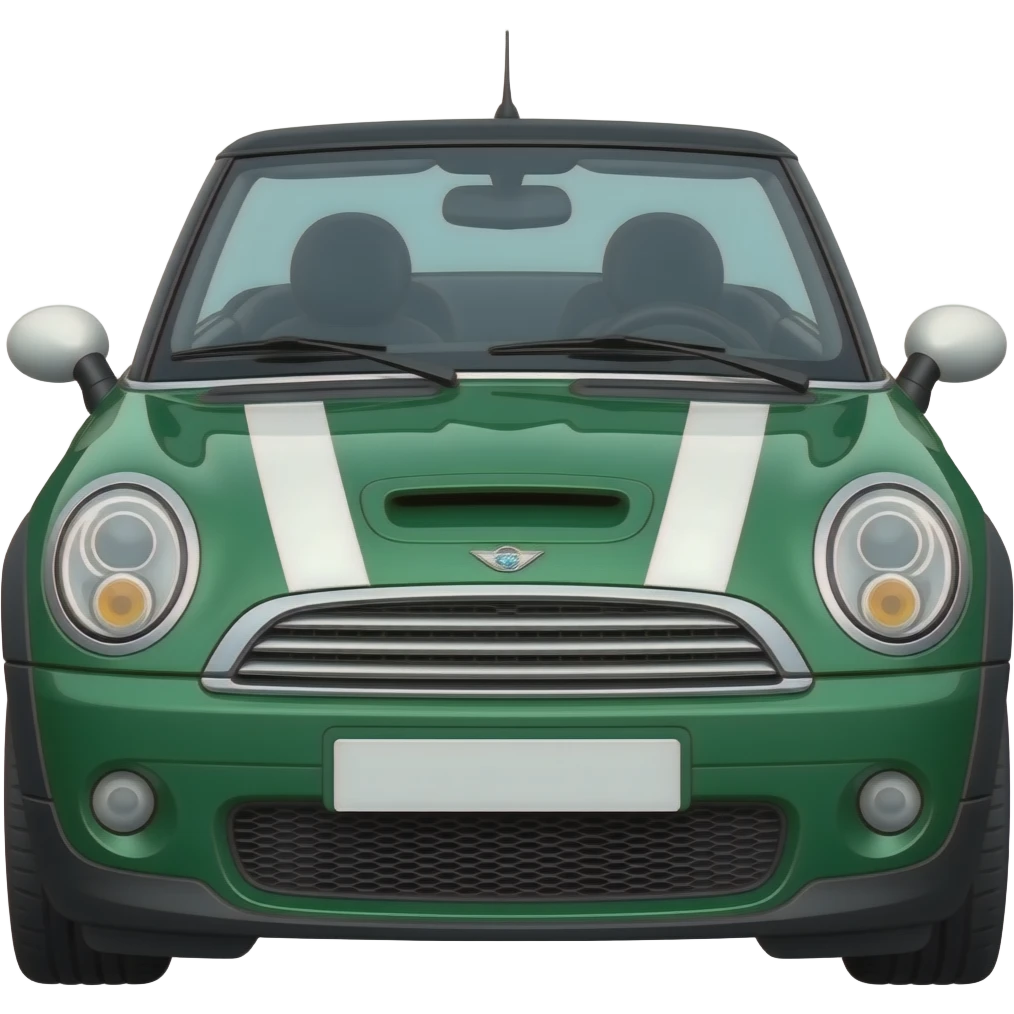 mini cooper green convertible emoji