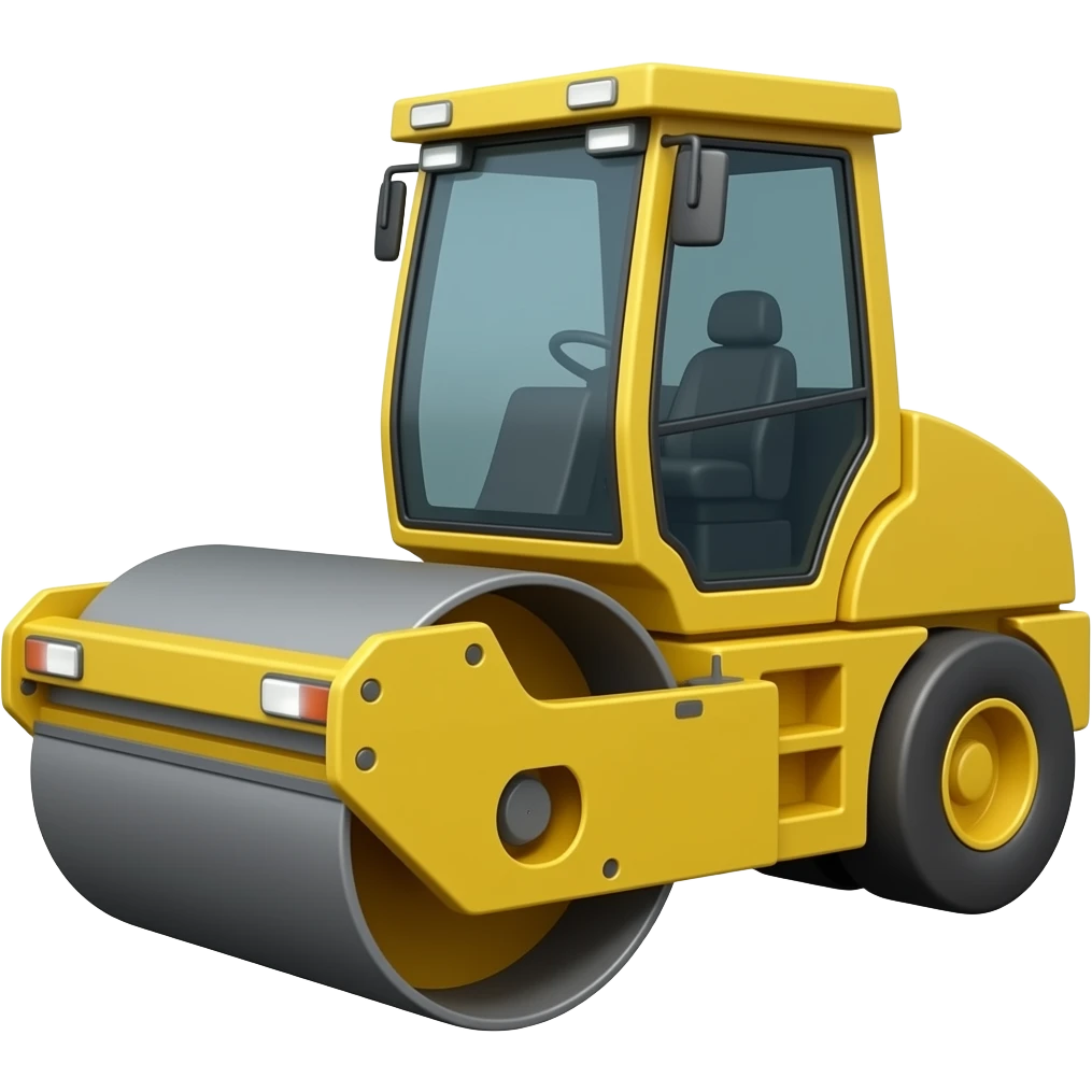 Asphalt paver emoji emoji