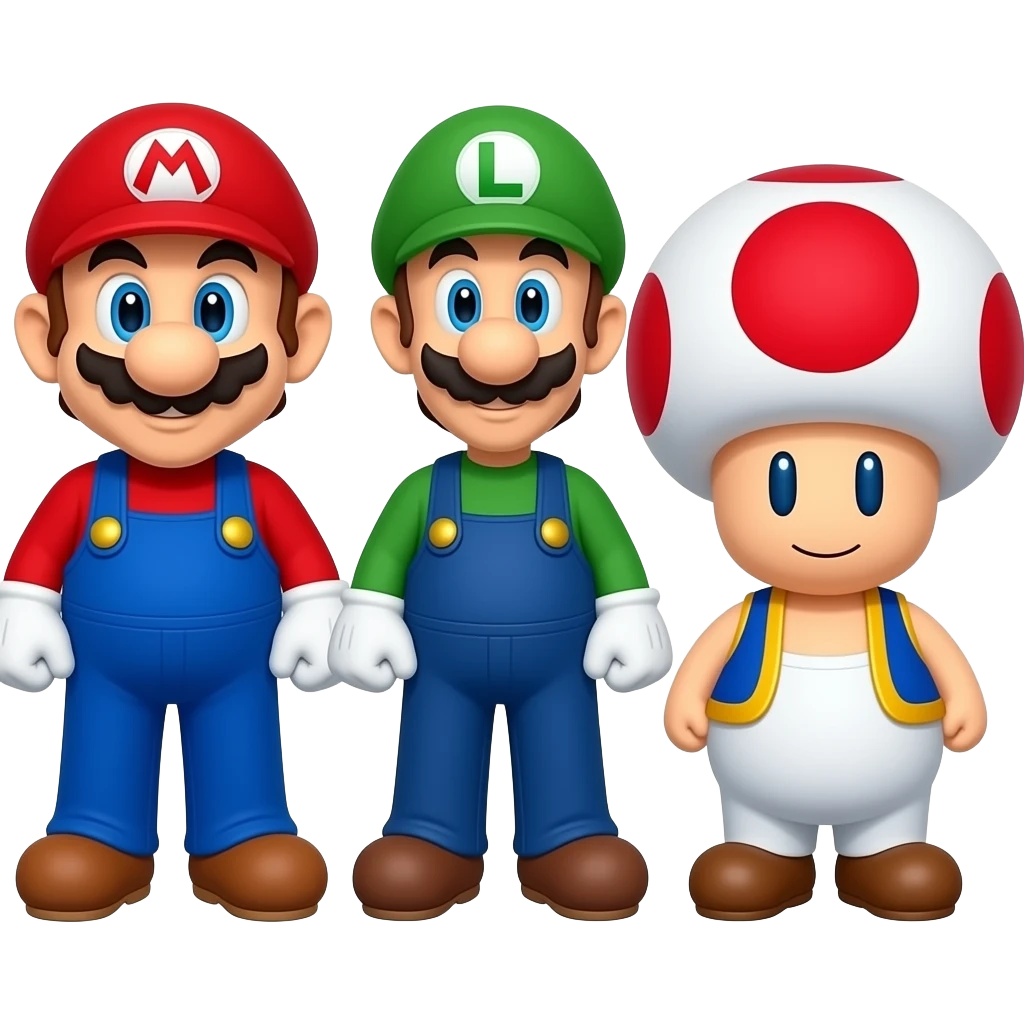 mario luigi and toad emoji