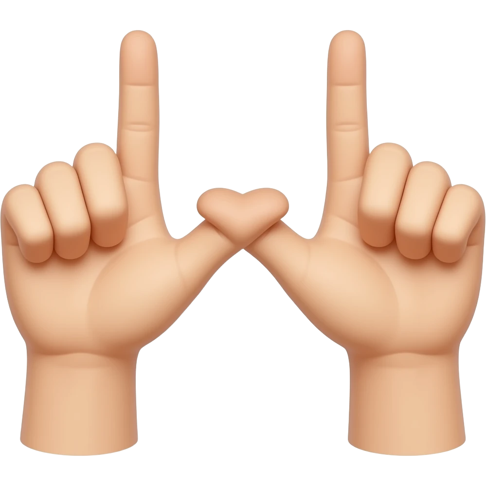 Pinky promise emoji