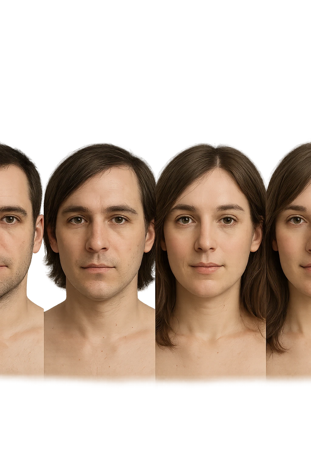 Trasformazione uomo verso la donna emoji