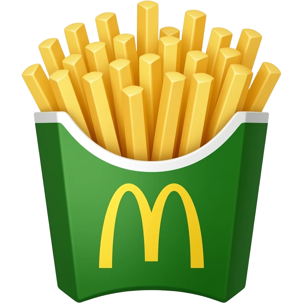 mcdonalds green fries emoji
