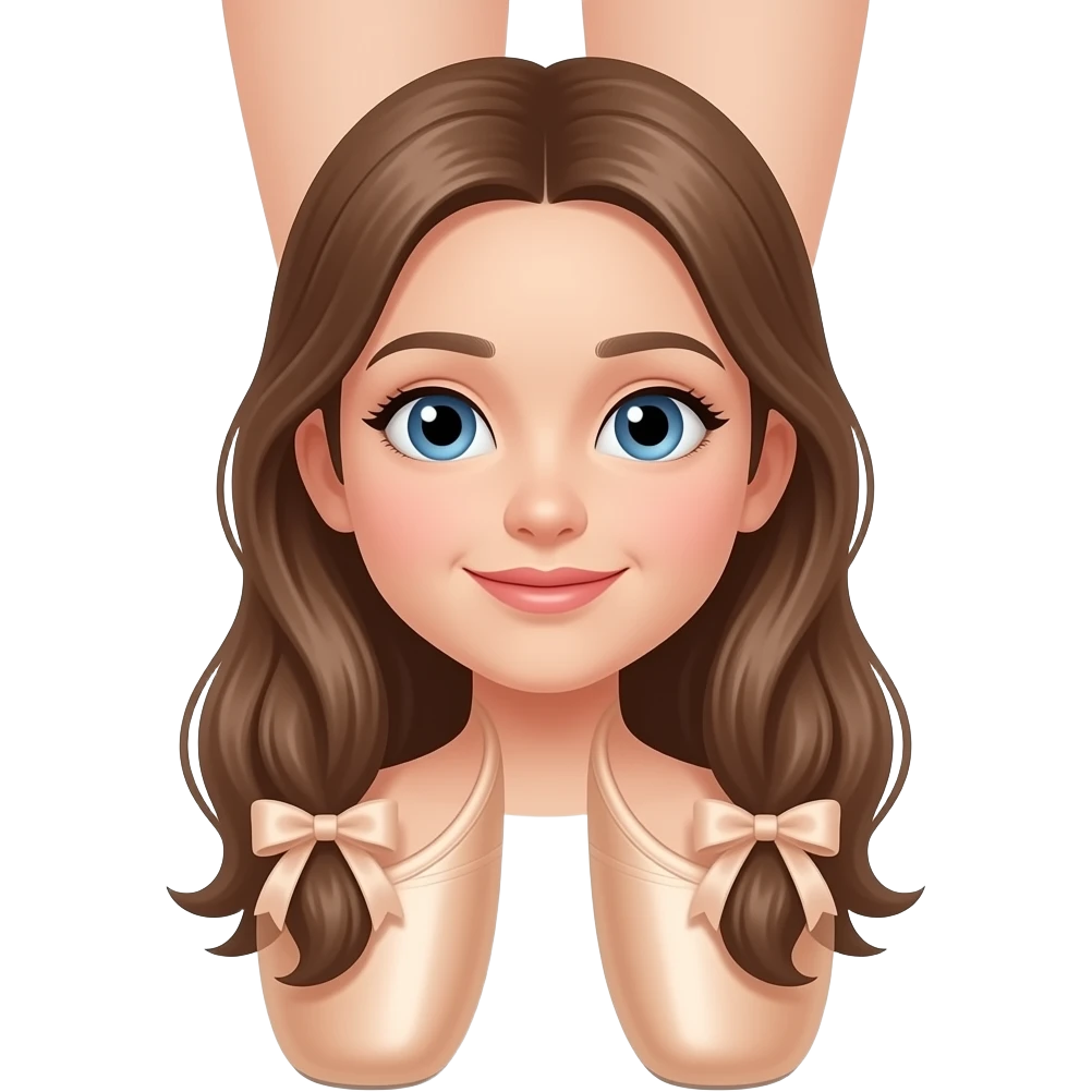 Ich möchte ein Mädchen circa 13 jahre alt ist. Sie hat Balleeinas an. emoji