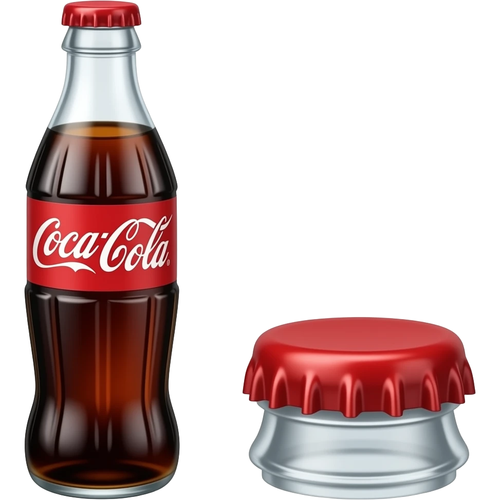 Кока-кола. Крышка от неё. emoji