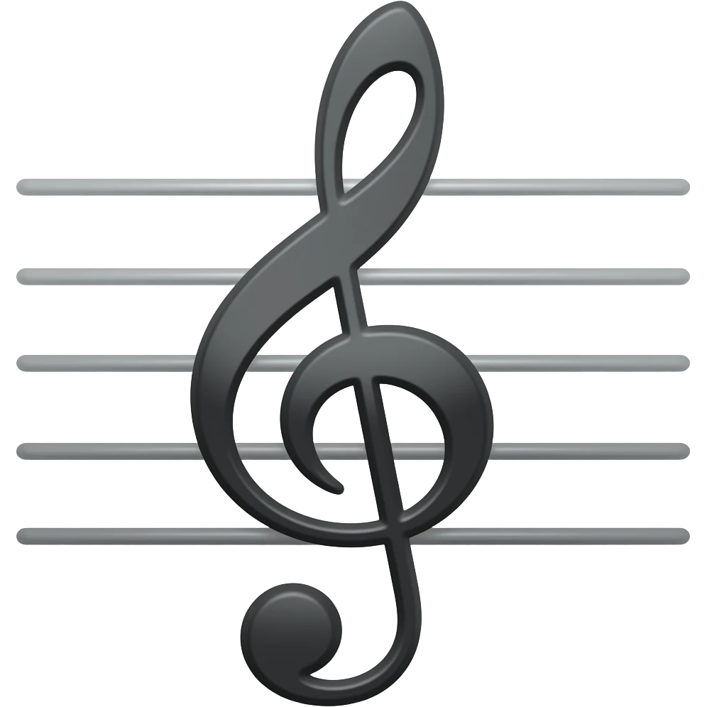 si (note sur portée) emoji