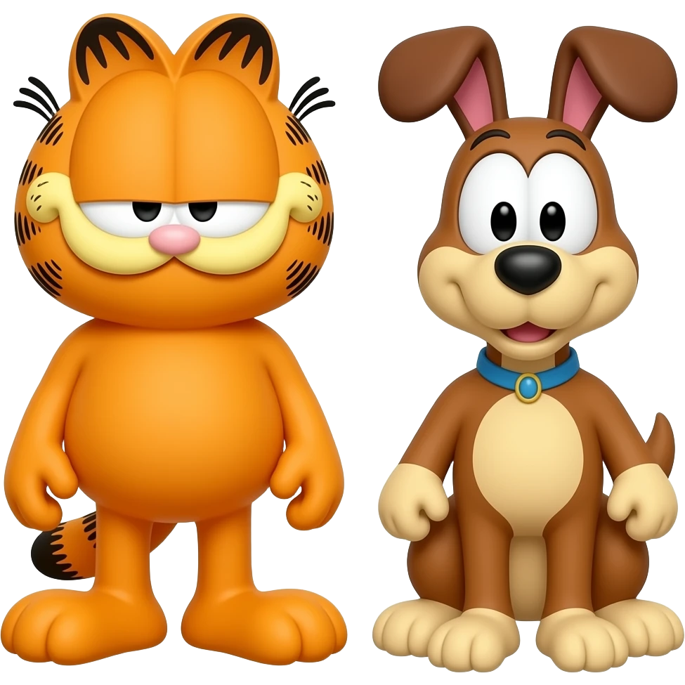 Garfield and odie emoji